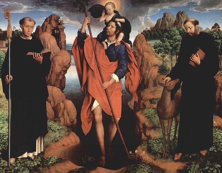 Hans Memling The triptych of Willem Moreel China oil painting art